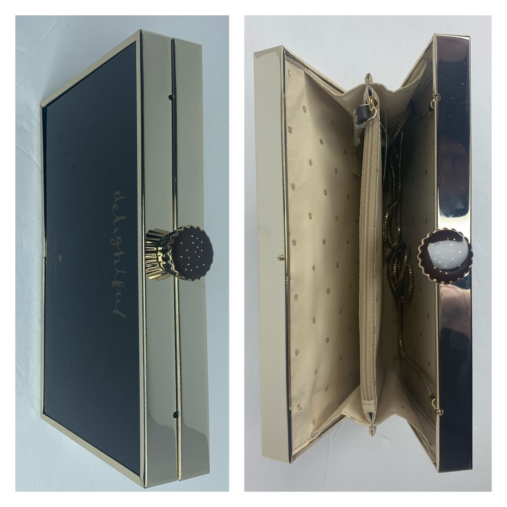 Kate Spade Creme De La Creme Candy Clutch Rare NWT - Picture 7 of 16